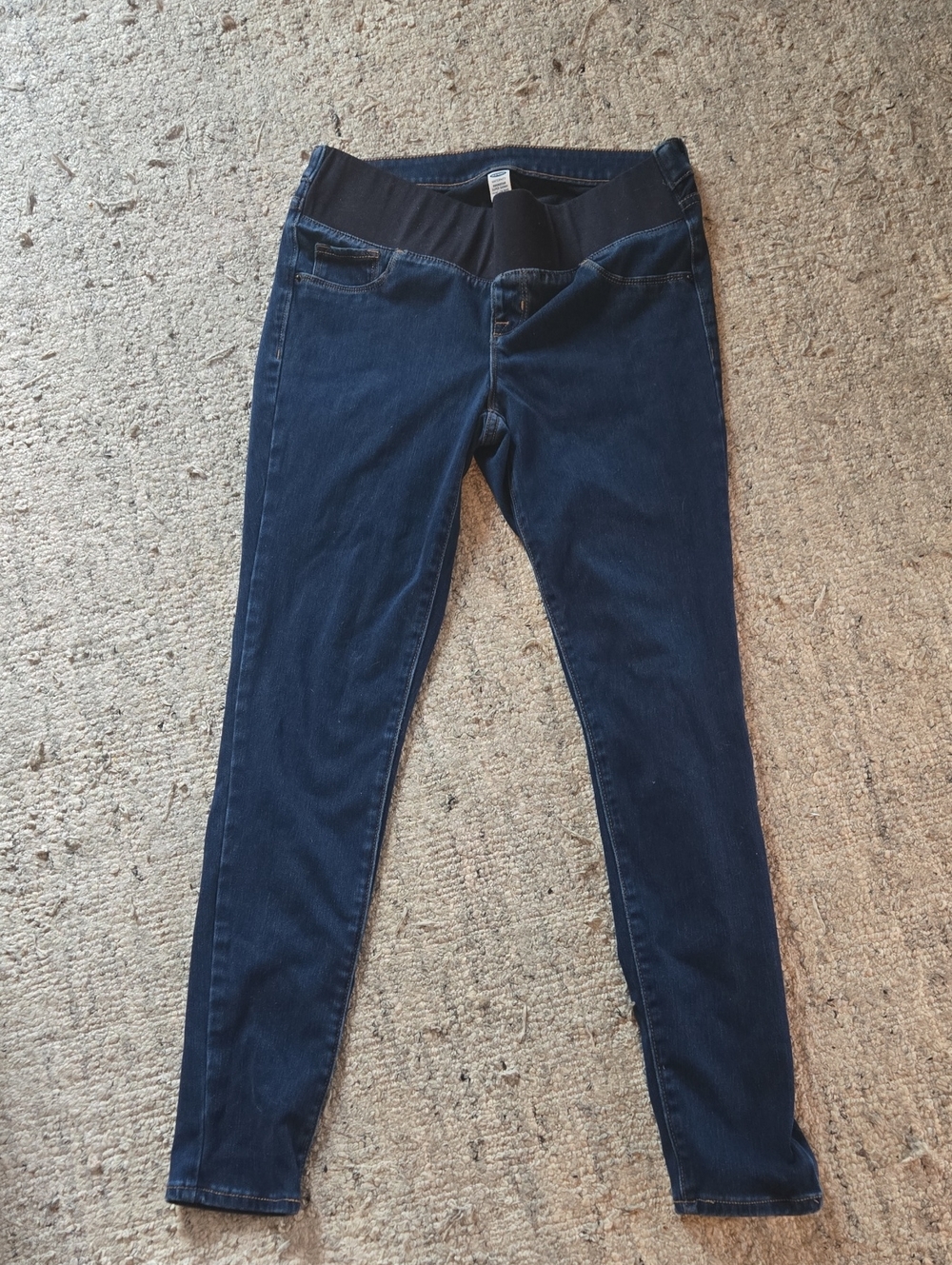 Old Navy Women’s Dark Blue Maternity Jeggings with Stretch Waistband